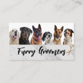 Honden | Schaar | Groomers Visitekaartje (Voorkant)