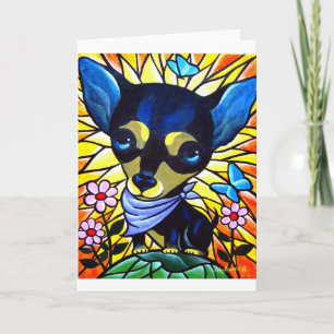 HONDEN SCHILDEREN KUNST CHIHUAHUA - MULTI KAART