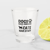 honden shot glas (Voorkant)