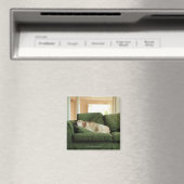 Honden slapen op sofa magneet (Insitu (Vaatwasser))