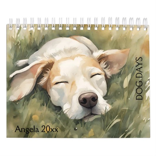 Honden, slapende honden kalender (Hoes)