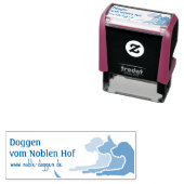 Honden Stempel met Web Adres (In situ)