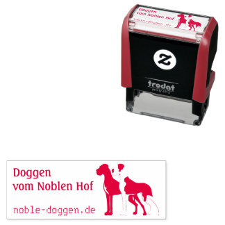 Honden stempelautomaat met inktkussen  zelfinktende stempel