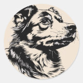 honden sticker (Voorkant)
