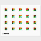 Honden stijlen ster sticker (Vel)