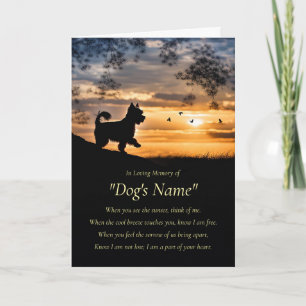 Honden Sympathie Yorkie Yorkshire Terrier Aangepas Kaart