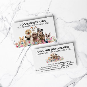 Honden trainer voor kleine en middelgrote honden visitekaartje