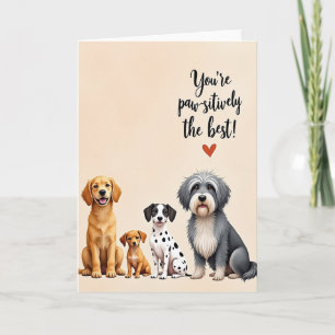 Honden Vaderdag Grafische Kaart