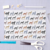 Honden van alle soorten tissuepapier (Craft)