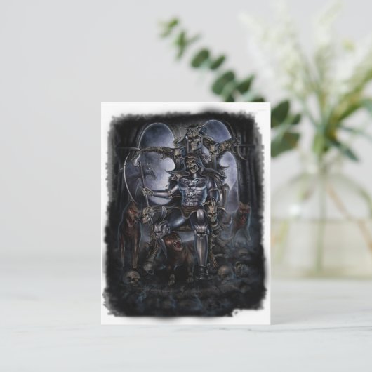 Honden van de hel briefkaart (Staand voorkant)