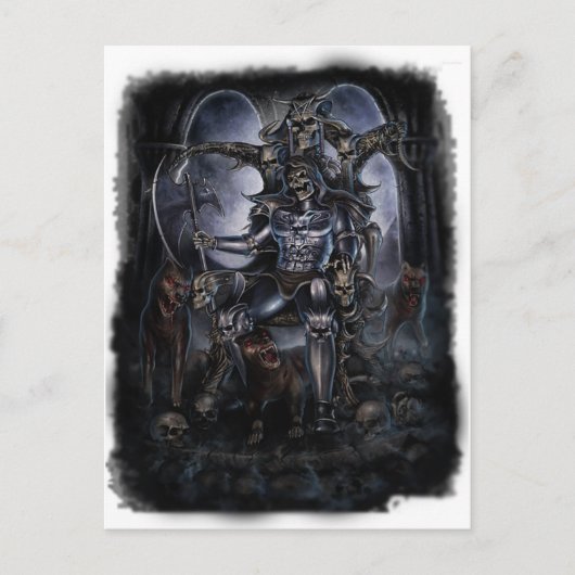 Honden van de hel briefkaart (Voorkant)