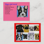 honden van eric ginsburg visitekaartje (Voorkant / Achterkant)