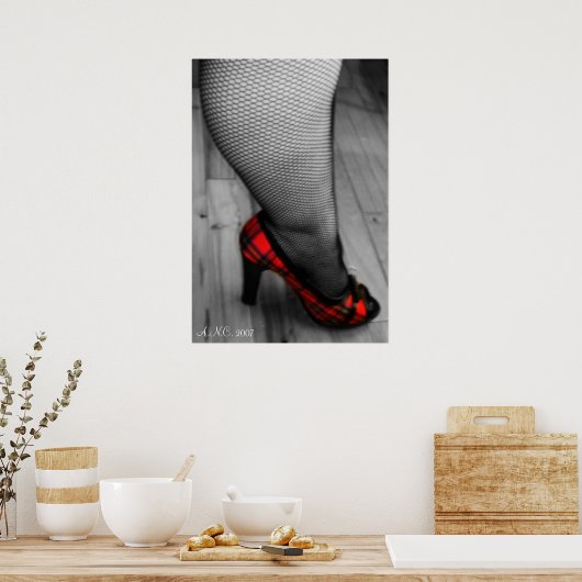 Honden van rode slechthout poster (Keuken)