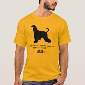 Honden van T-shirt met gegevens over NYC-honden
