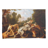 Honden vechten (door Frans Snyders) Kussensloop (Voorkant-Rechts)