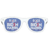 HONDEN VOOR BIDEN HARRIS RETRO ZONNEBRIL (Voorkant)