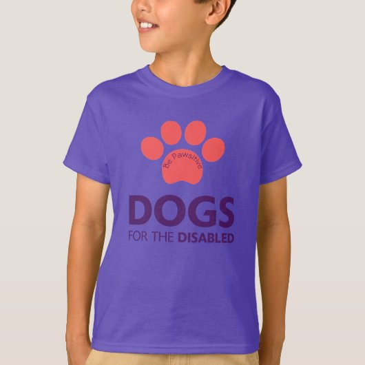 Honden voor de Gehandicapte T-Shirt (Voorkant)
