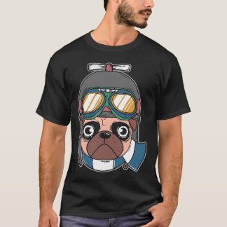 Honden voor Iedereen Kapitein Pug 727 T-shirt