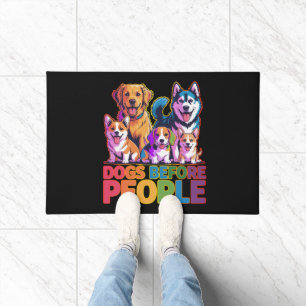 Honden Voor Mensen Grappig Ontwerp Voor Hondenlief Deurmat