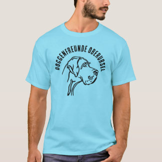 Honden vrienden shirt twee prints met tekst