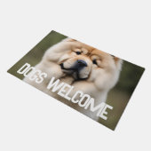 Honden welkom deurmat (Schuin)