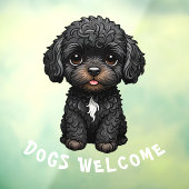 Honden Welkom Venster Cling Raamsticker (Vel 3)