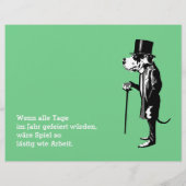 Honden Wurfzettel Flyer (Achterkant)