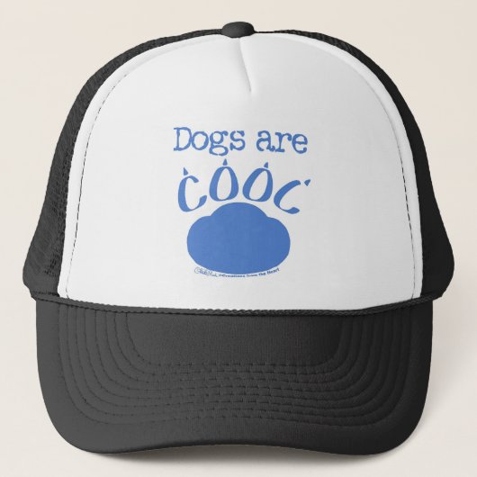 HONDEN zijn Cool Paw Print Trucker Pet (Voorkant)