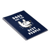 Honden zijn de beste mensen notitieboek (Rechterzijde)