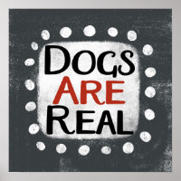 Honden zijn echte Posters muurkunst