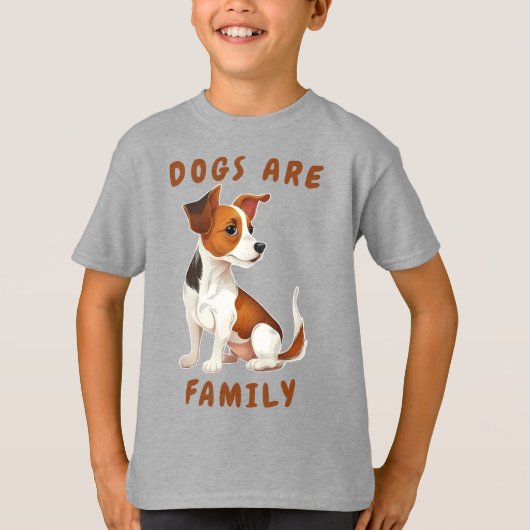 Honden zijn familie t-shirt (Voorkant)