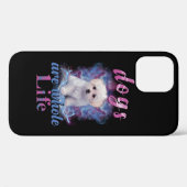 Honden zijn het hele leven Case-Mate iPhone case (Achterkant (horizontaal))