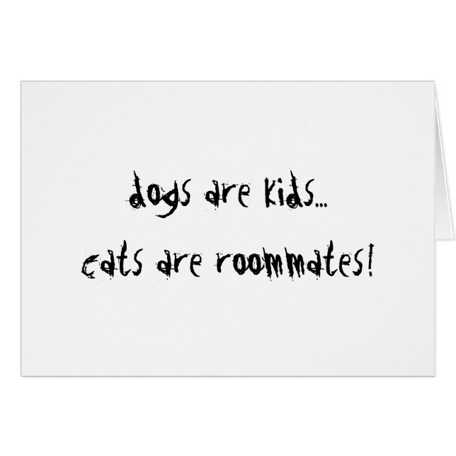 Honden zijn Kinder (Voorkant Horizontaal)