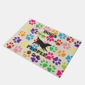 Honden zijn mijn favoriete doormat deurmat (Schuin)