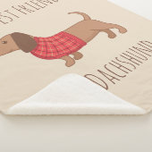 Honden zijn mijn favoriete mensen Dachshund Wiener Sherpa Deken (3/4)