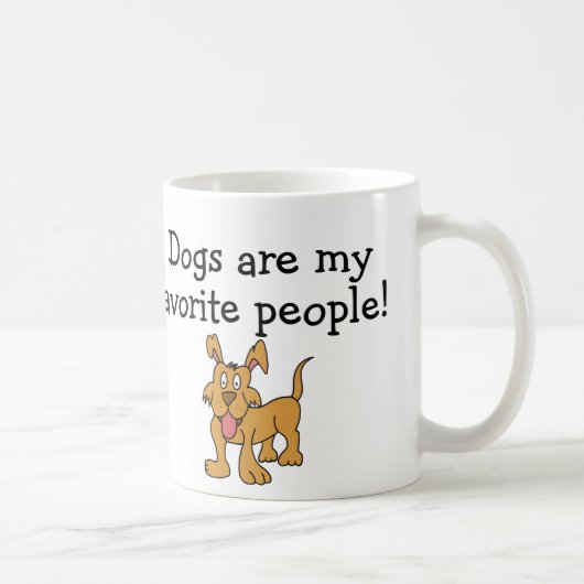 Honden zijn mijn favoriete mensen Mok (Rechts)
