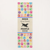 Honden zijn mijn favoriete mensen Yoga Mat (Achterkant)