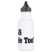 HONDEN zijn ook mensen! Waterfles (Rechts)