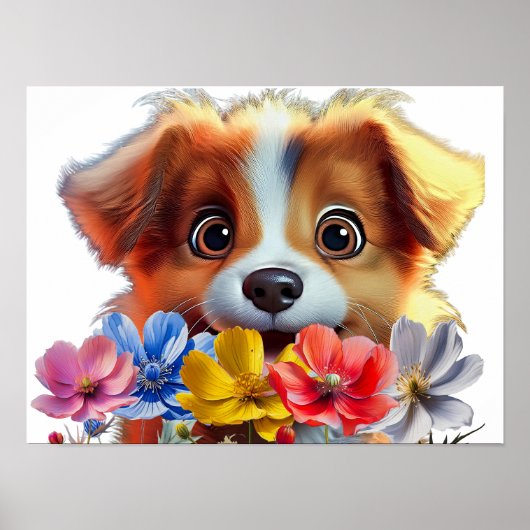 Honden zijn Schattig Verhip Poster (Voorkant)