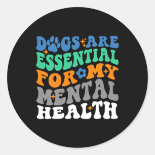 Honden zijn voor mijn Hondenliefhebber voor geeste Ronde Sticker