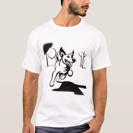 Hondenbal spelen t-shirt