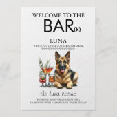 Hondenbar van de Duitse Herders Menu (Voorkant)