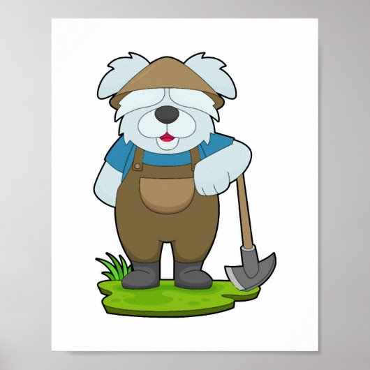 Hondenboer Pickaxe Poster (Voorkant)