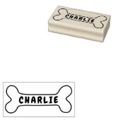 Hondenbot met gepersonaliseerde naamhandtekening 	rubberstempel (Gestempeld)