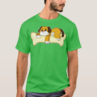 Hondenbot slapend t-shirt