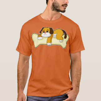 Hondenbot slapend t-shirt