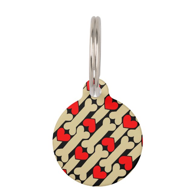  hondenbotharten huisdierpenning (Voorkant)