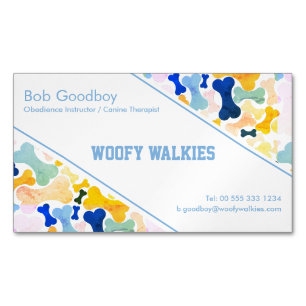 hondenbotontwerp bedrijf Stationery Visitekaartje Magnetisch Visitekaartje