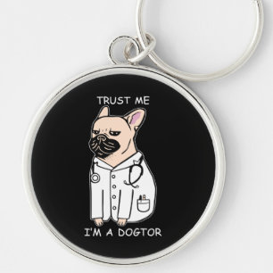 hondencadeau Franse Bulldog Draag mooie kostuum Sleutelhanger
