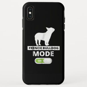hondencadeau   Franse Bulldog-modus iPhone XS Max Hoesje